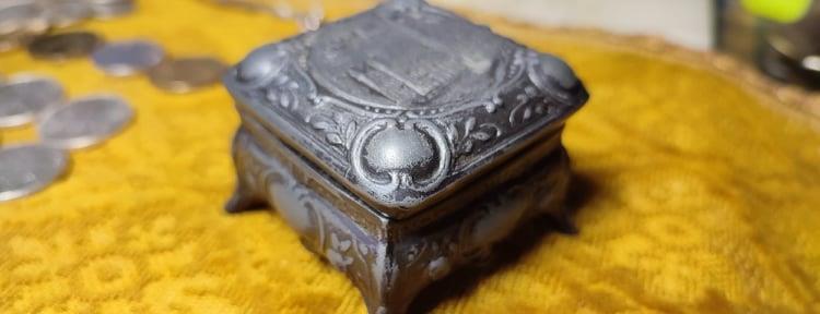 Caseta agint \Marcaj \18O Grame \ Catedrala ,,Sfintul Stefan,, Austria \ SFINTIT