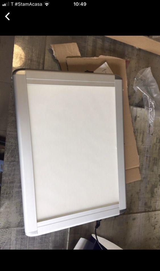 casete luminoase click super slim mici de interior aluminiu