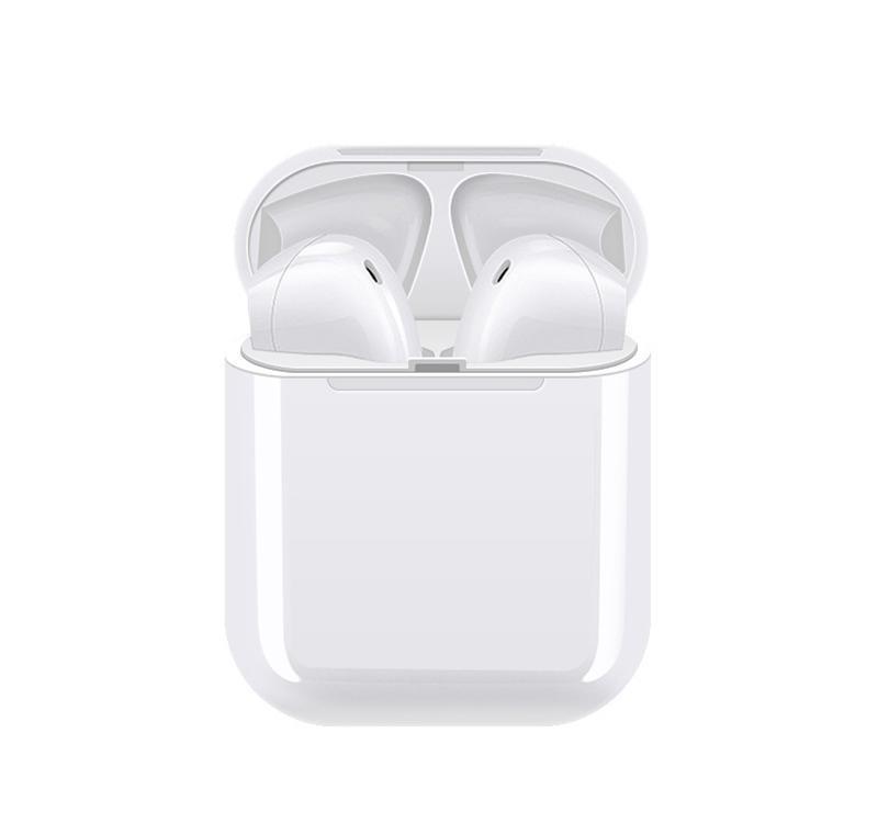 Casti Bluetooth MRG L-i9S, Cu husa si carcasa, Handsfree, Alb C384