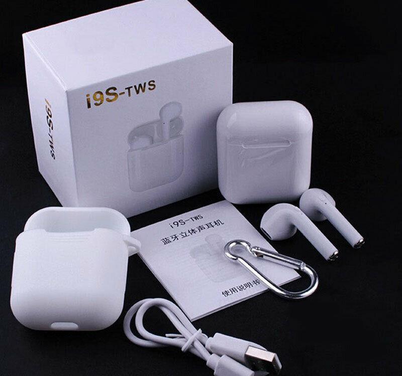 Casti Bluetooth MRG L-i9S, Cu husa si carcasa, Handsfree, Alb C384