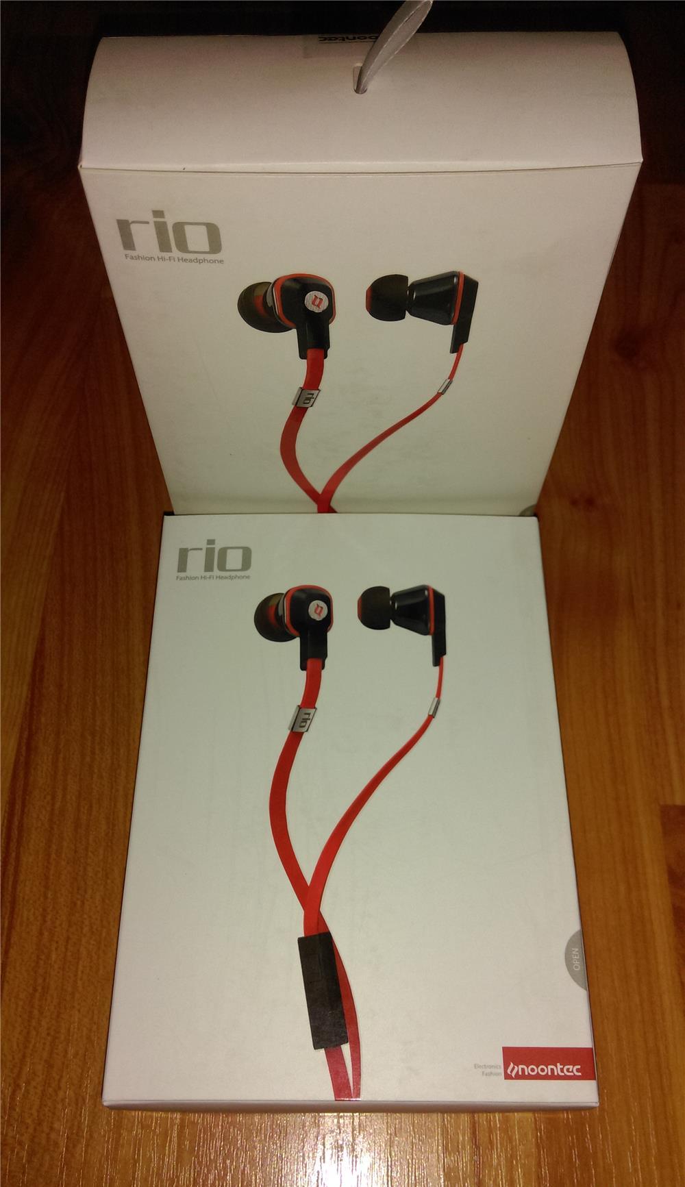 Casti in ear hands-free Noontec Rio Hi-Fi - Culoarae ALB - Produs Sigilat