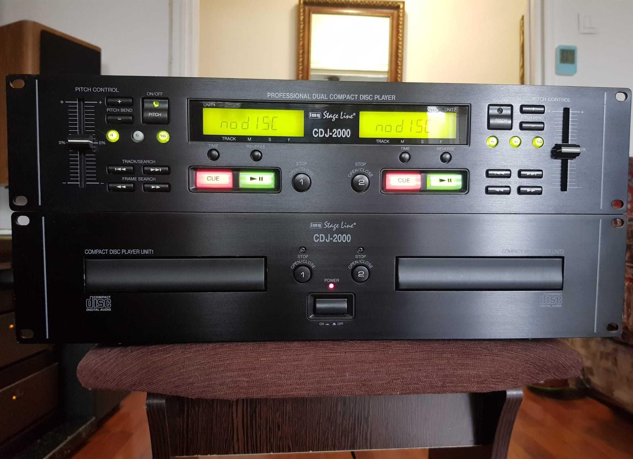 Cd player dublu CDJ-2000 Stage Line
