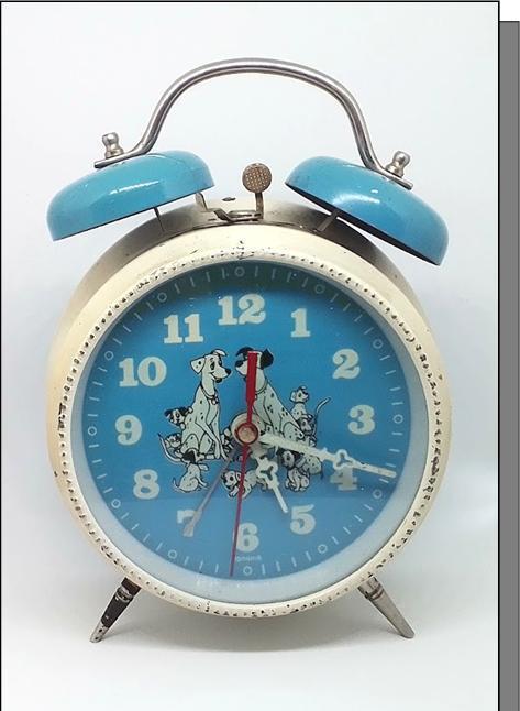 ceas deșteptător de colecție ARADORA, made in România, 1973