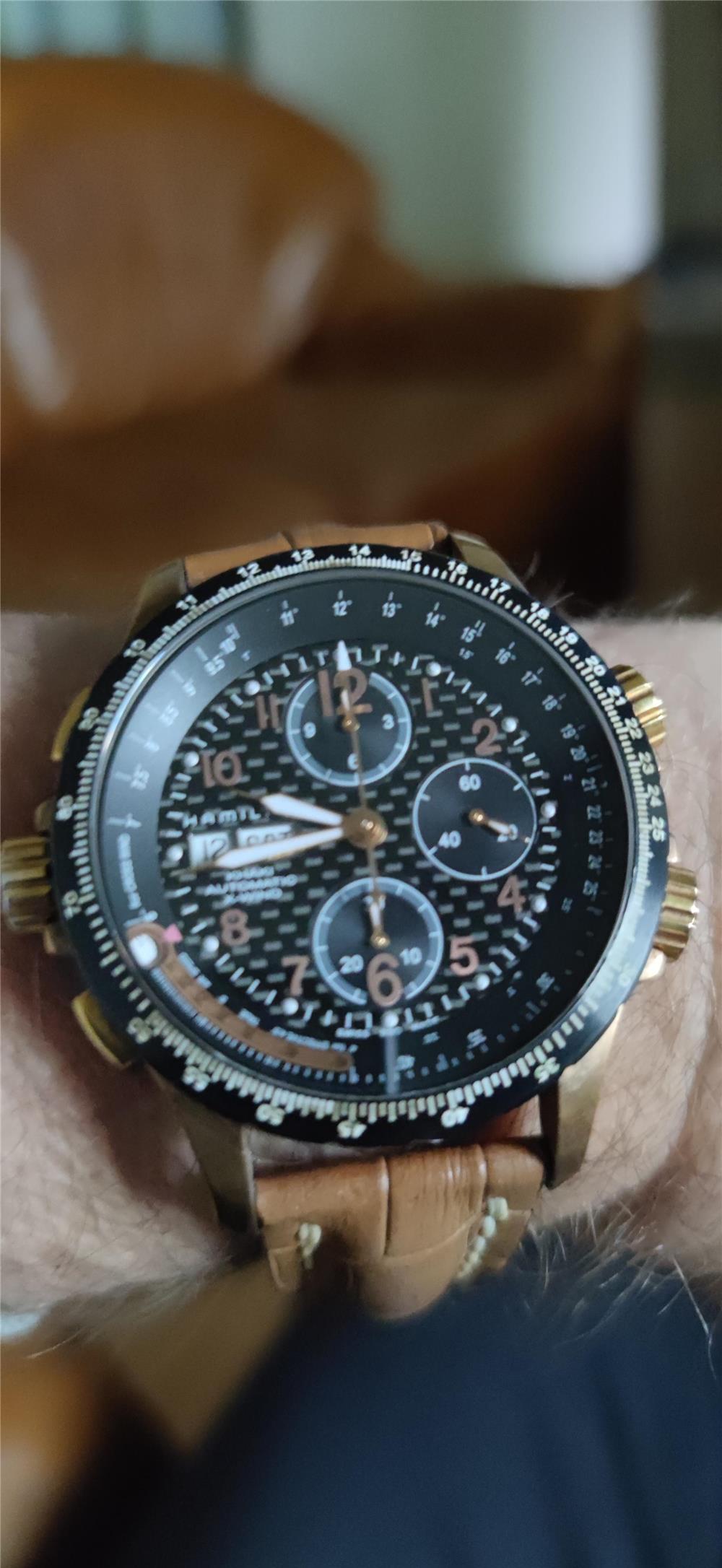 Ceas Hamilton automatic XWIND KAKHI ROSE GOLD