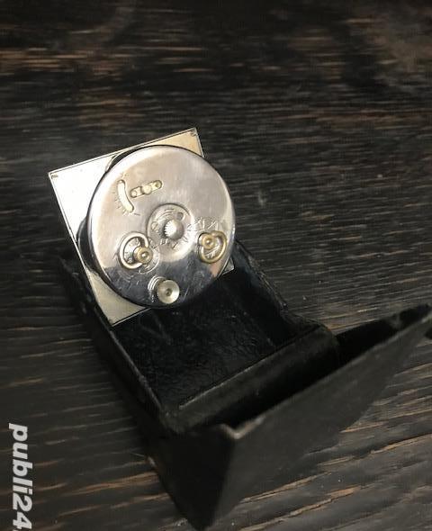 Ceas vintage Kienzle de voiaj cu portofel piele, foarte vechi