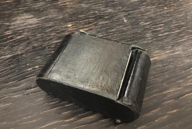 Ceas vintage Kienzle de voiaj cu portofel piele, foarte vechi