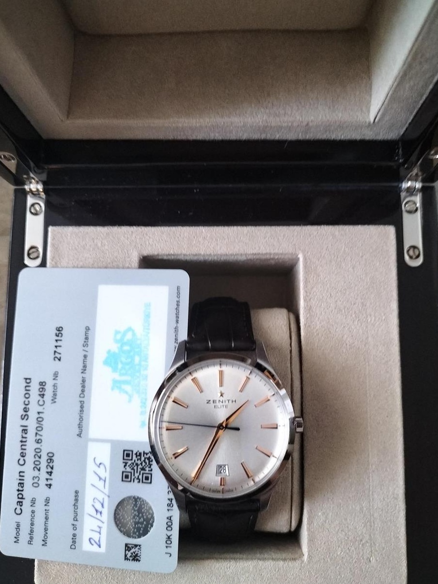Ceas Zenith Elite Captain central second