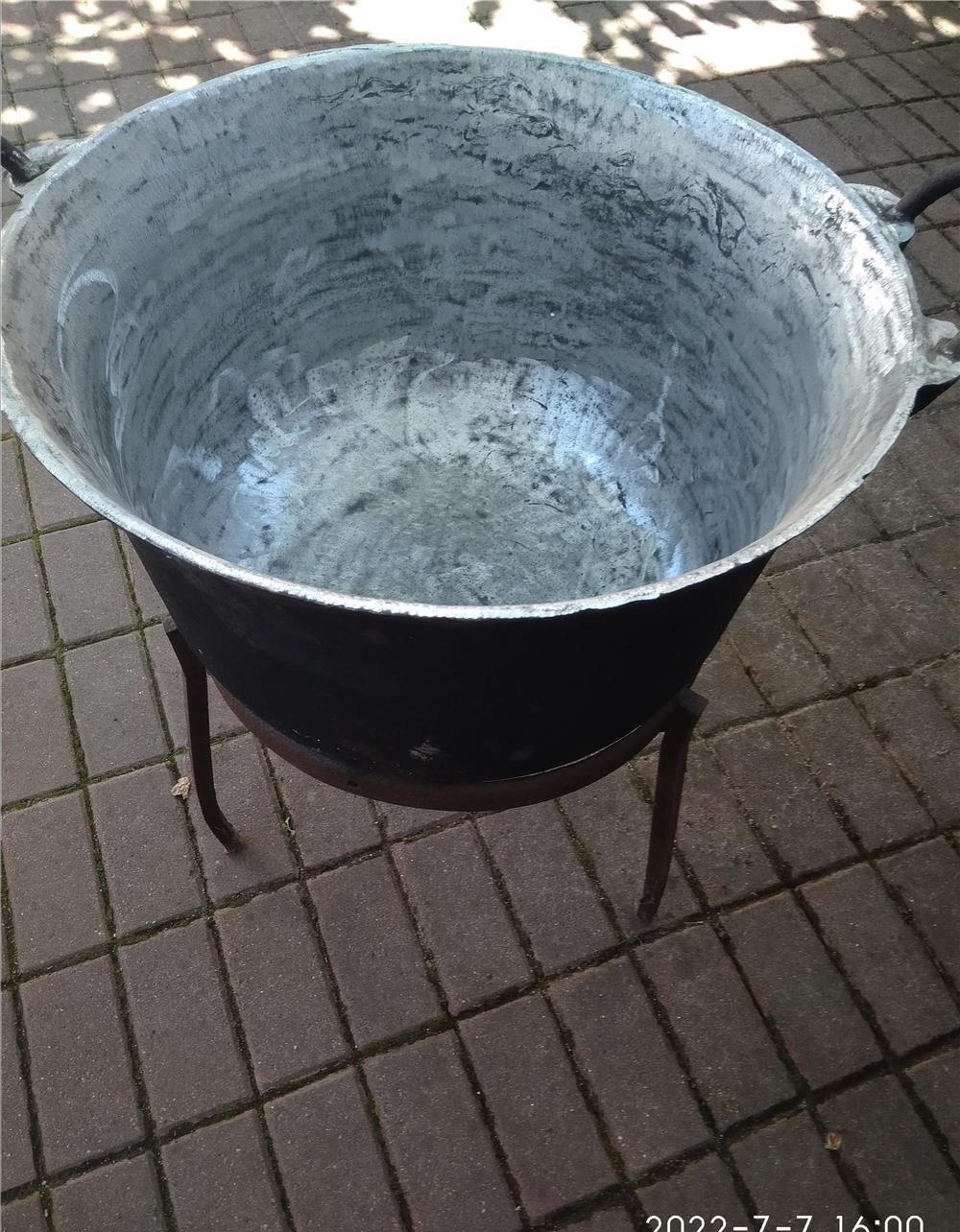 Ceaun din Al cu doua manere si suport de asezare 50 l