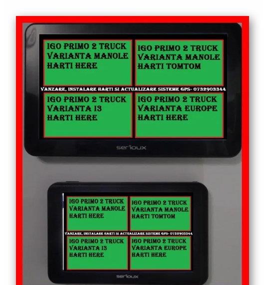 Cel mai bun GPS pt Camion Camioane de 5 sau 7 inch cu 4 sau 9 programe