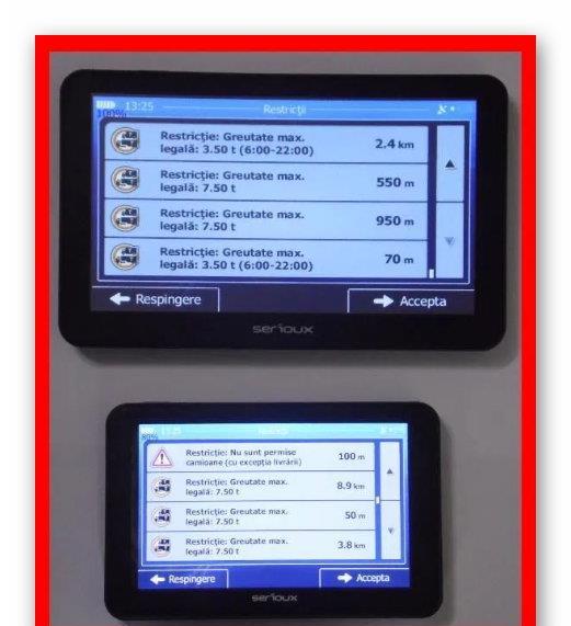 Cel mai bun GPS pt Camion Camioane de 5 sau 7 inch cu 4 sau 9 programe