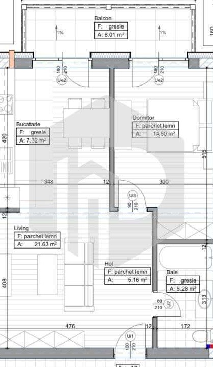 Cel mai bun Pret - Apartament 2 camere - Gradina Proprie