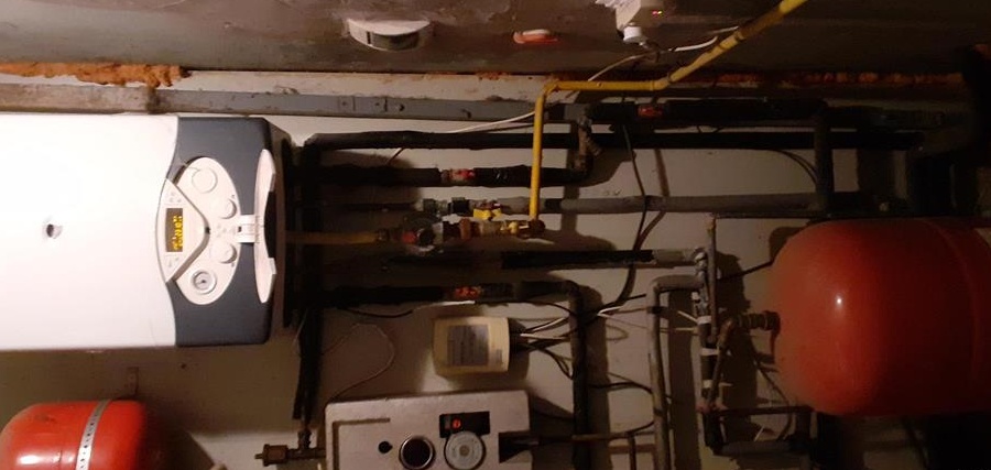 Centrala termica pe gaz Ariston 35KW in functiune