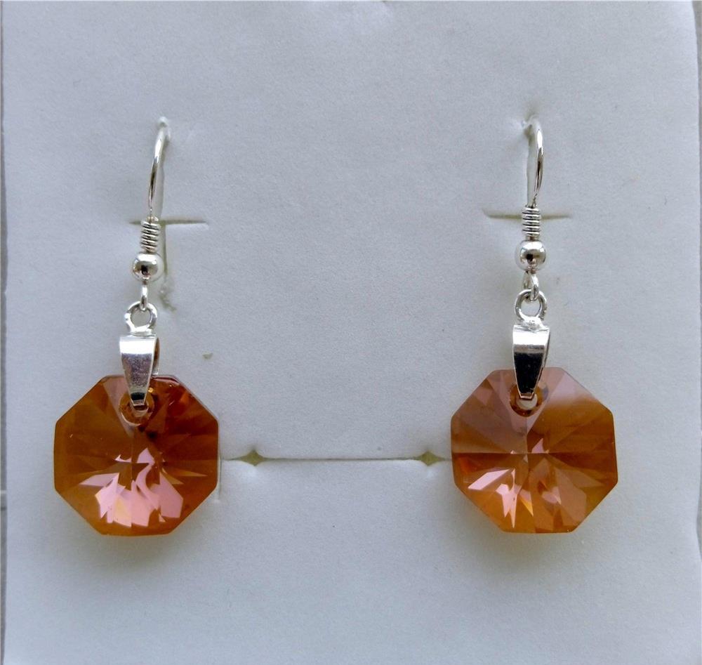 Cercei argint 925 cu cristale Swarovski mari