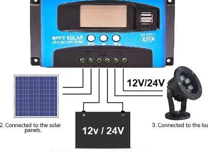Charger solar "MPPT"  PWM 100A