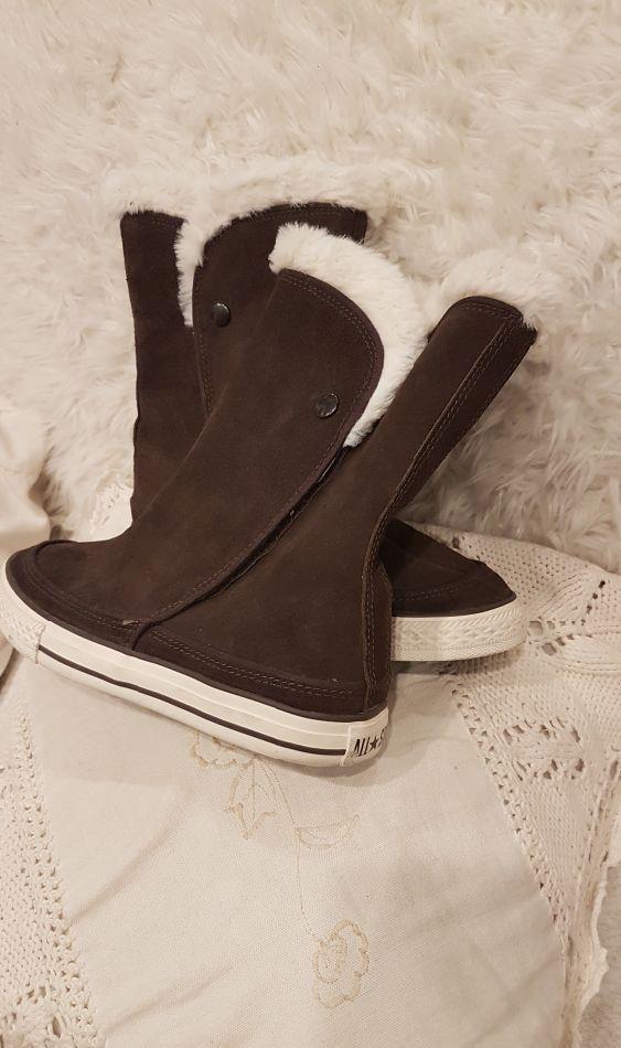 Cizme Converse piele naturala