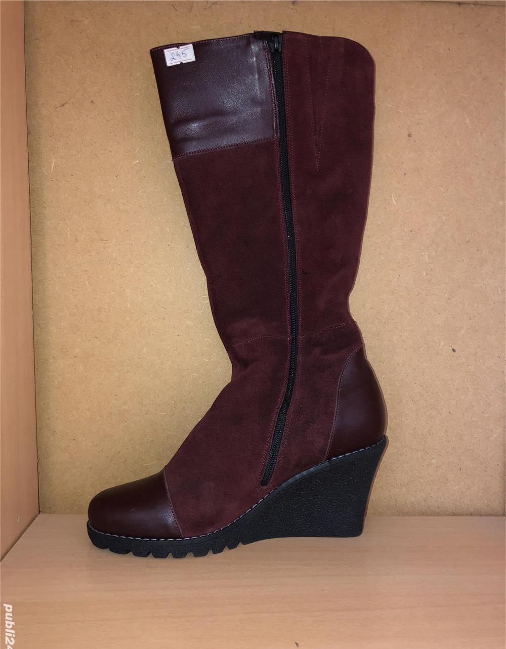 Cizme piele dama, marime 37