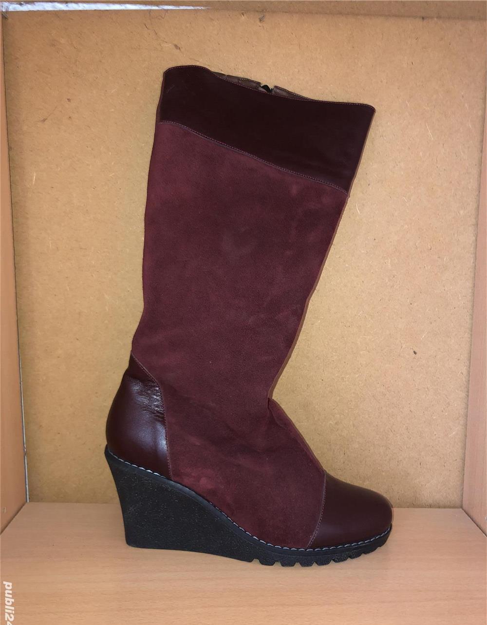 Cizme piele dama, marime 37