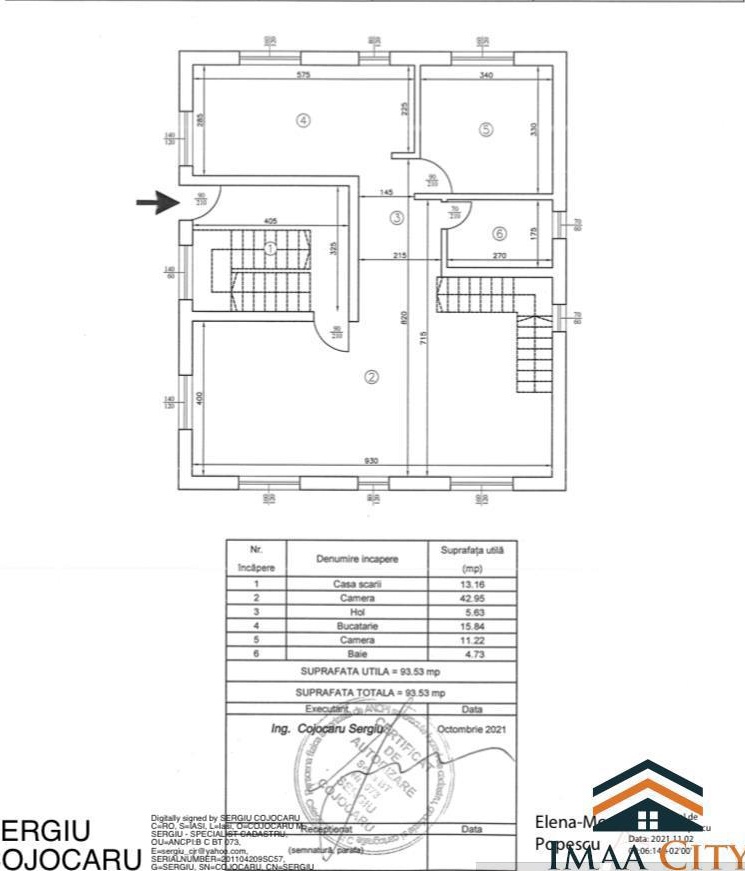 Cladire 3 etaje, 7 apartamente, Alpha Bank, Pacurari