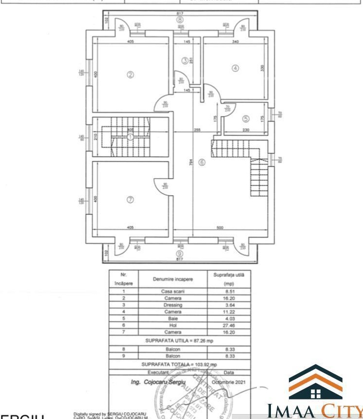 Cladire 3 etaje, 7 apartamente, Alpha Bank, Pacurari