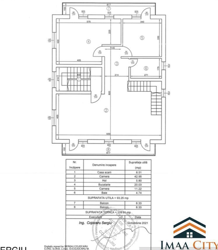 Cladire 3 etaje, 7 apartamente, Alpha Bank, Pacurari