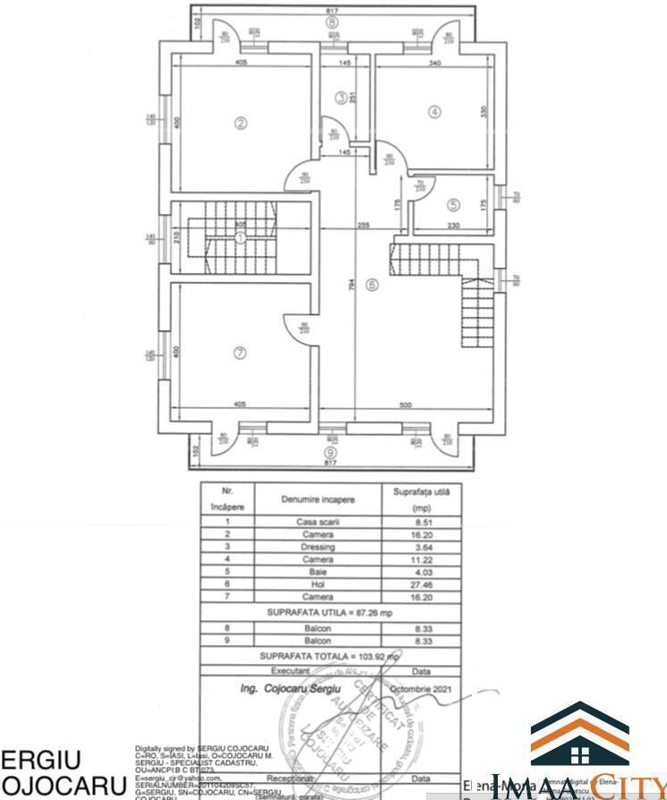 Cladire 3 etaje, 7 apartamente, Alpha Bank, Pacurari