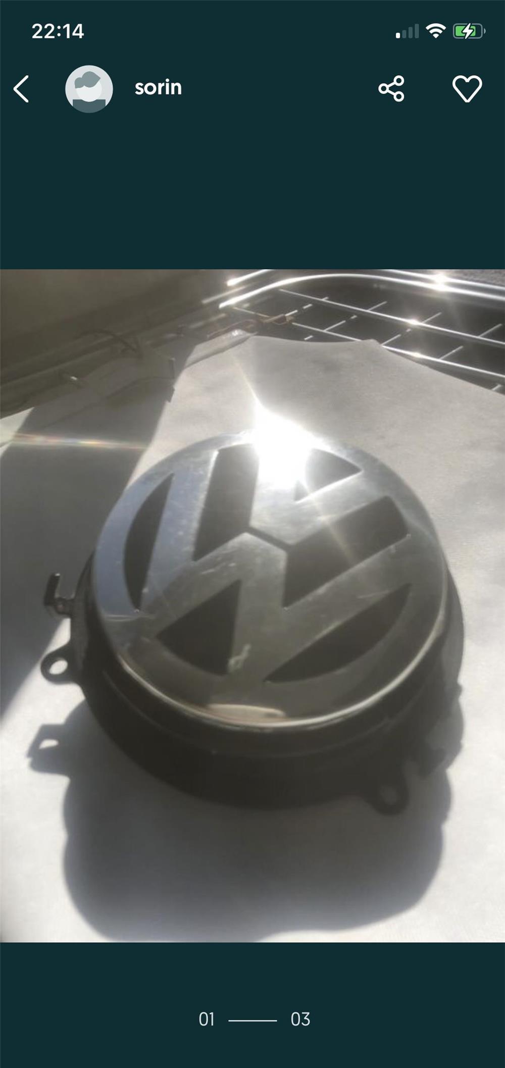 Clapeta vw golf 5