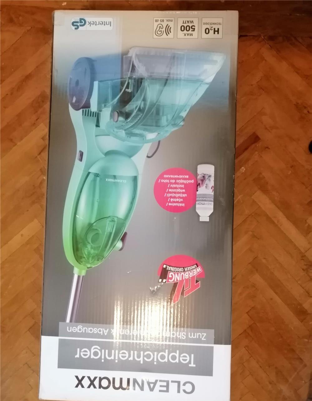 CLEANMAXX  APARAT SEMIPROFESIONAL DE CURATAT COVOARE  SIGILAT NOU.