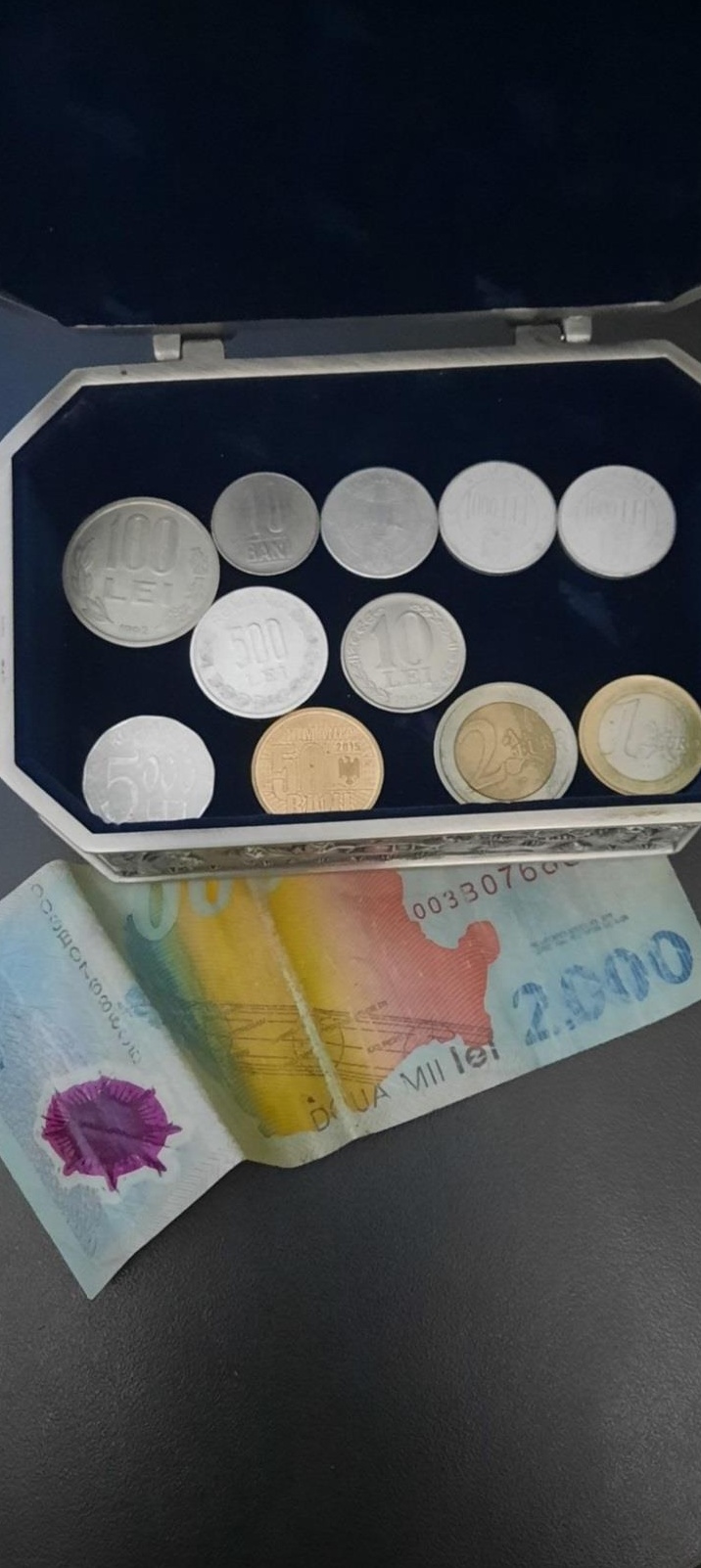 Colectie moneda/monede/monezi/bancnota de 2000 lei eclipsa de soare