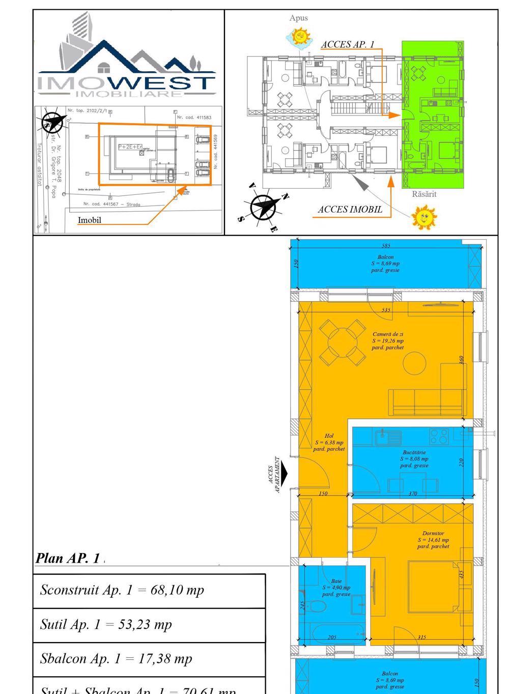 Comision 0%,  Apartamente decomandate, terase generoase