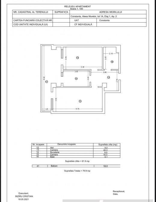 COMISION 0% Tomis Nord - SALA POLIVALENTA -2 camere TIP 4