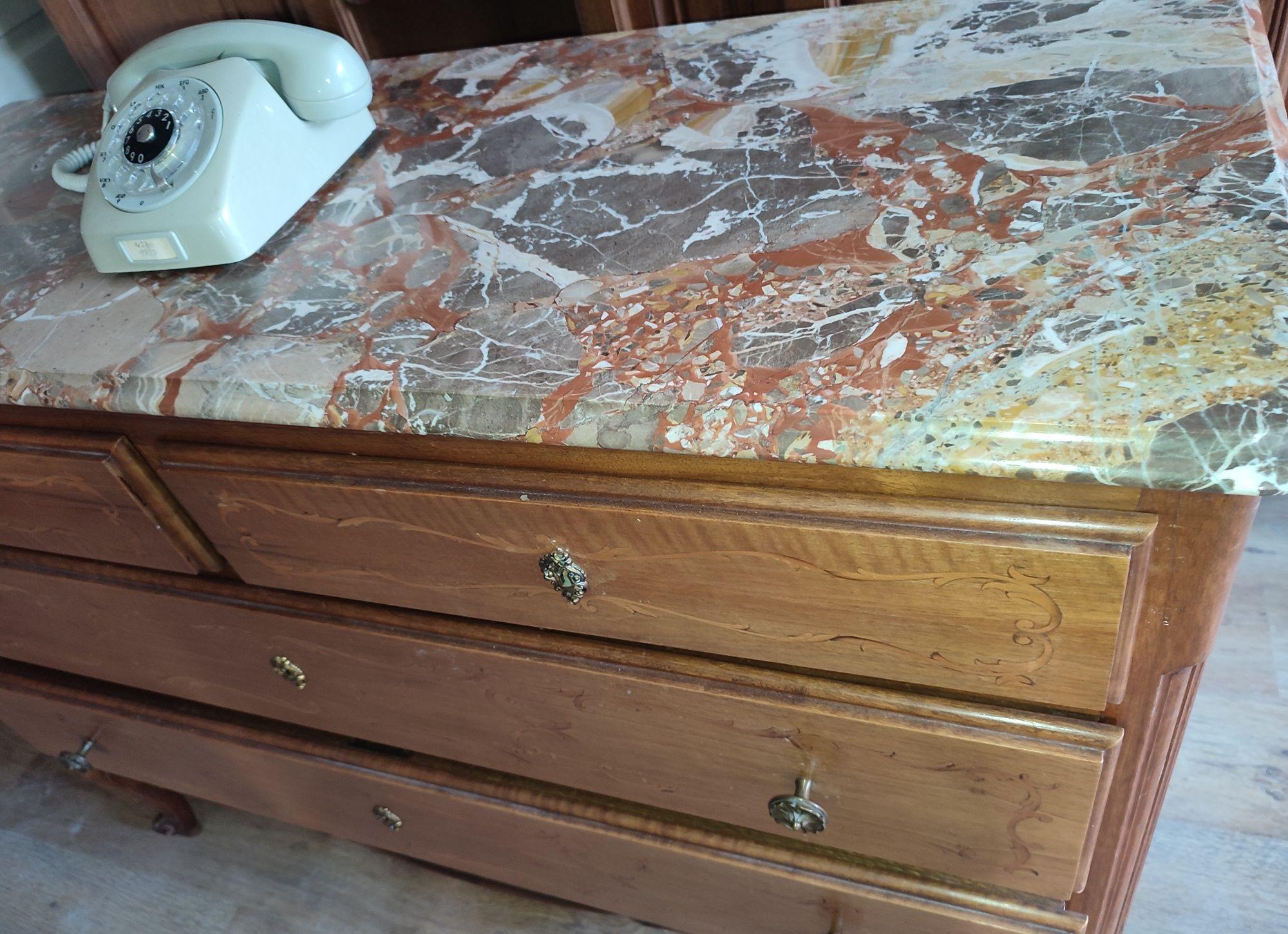 Comoda baroc intarsie antic vintage retro