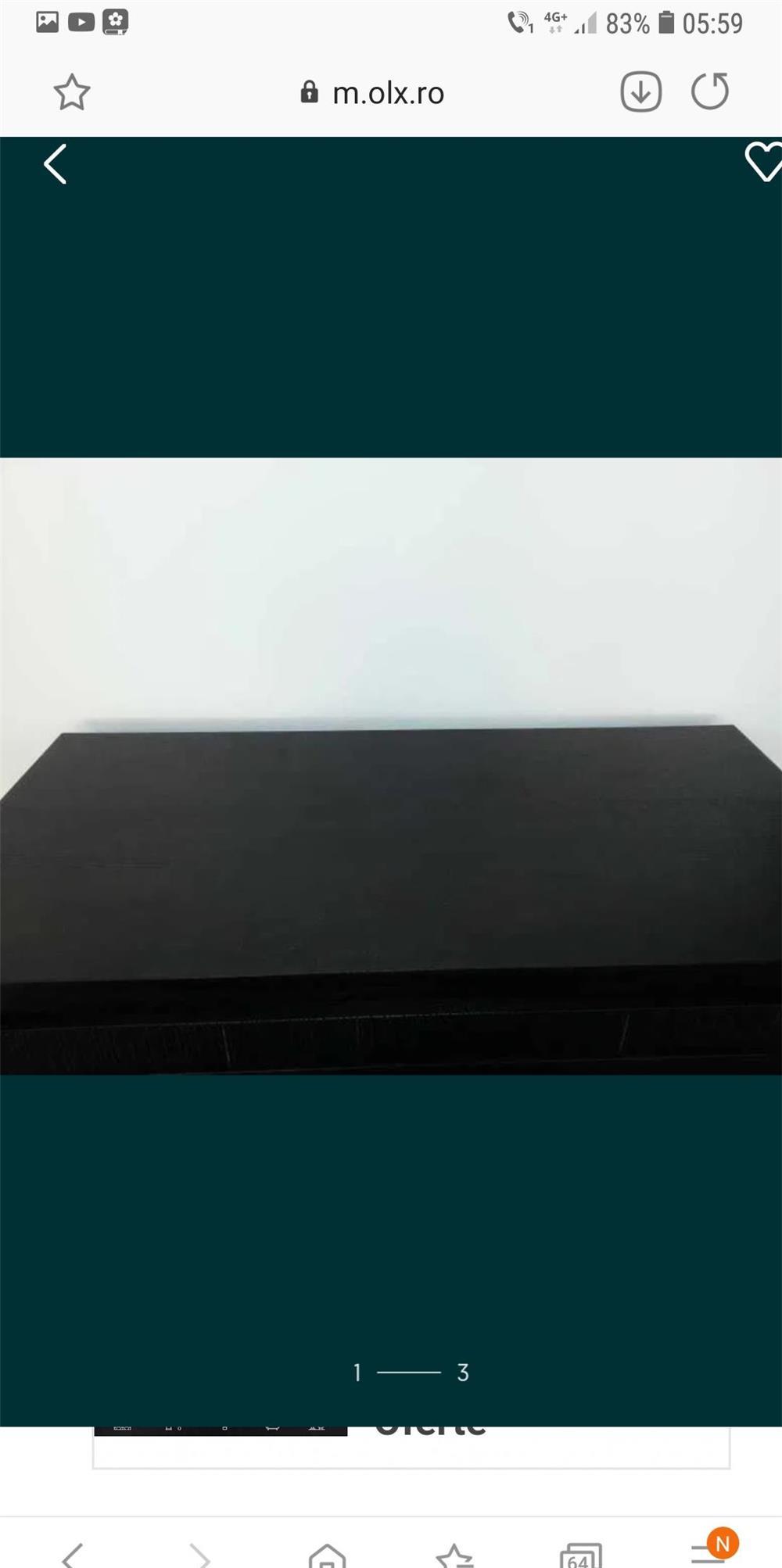 Comodă Saigon de la Naturlich 3 sertare culoare wenge