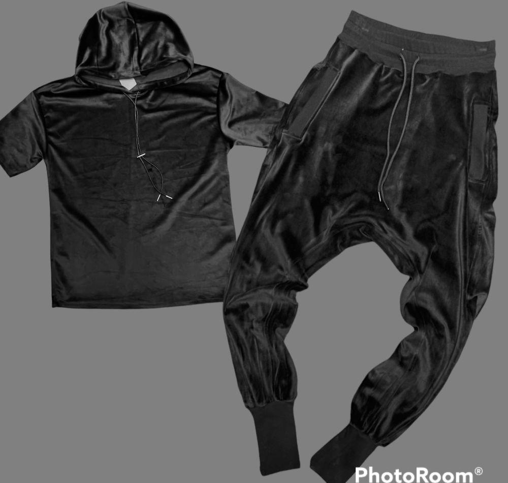 Compleu catifea! pantalon + tricou * verificare colet*