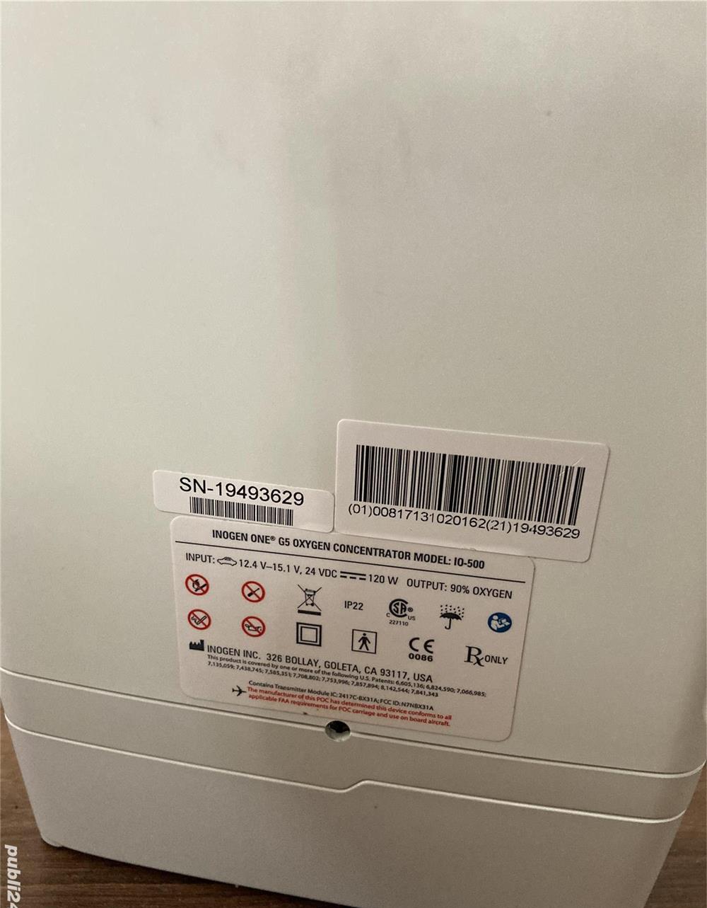 Concentrator oxigen INOGEN ONE G5