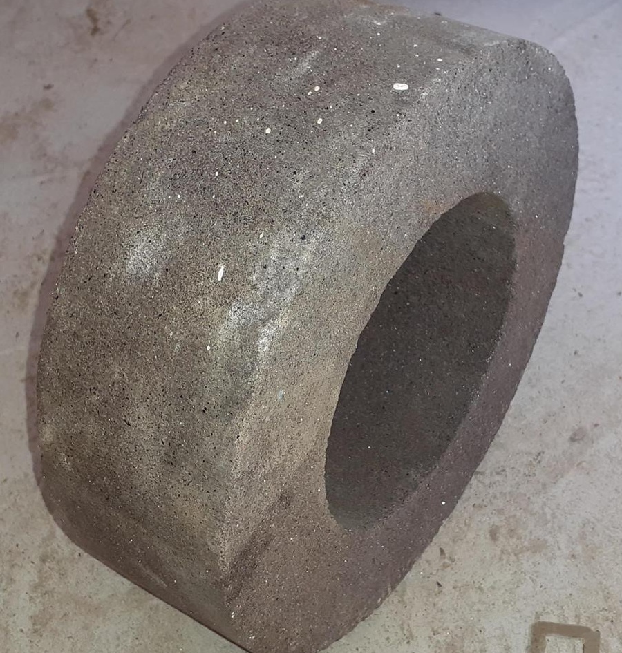Corp abraziv cilindric 26x8.5cm, granulatie 36-50, pentru masini de slefuit sau rectificat