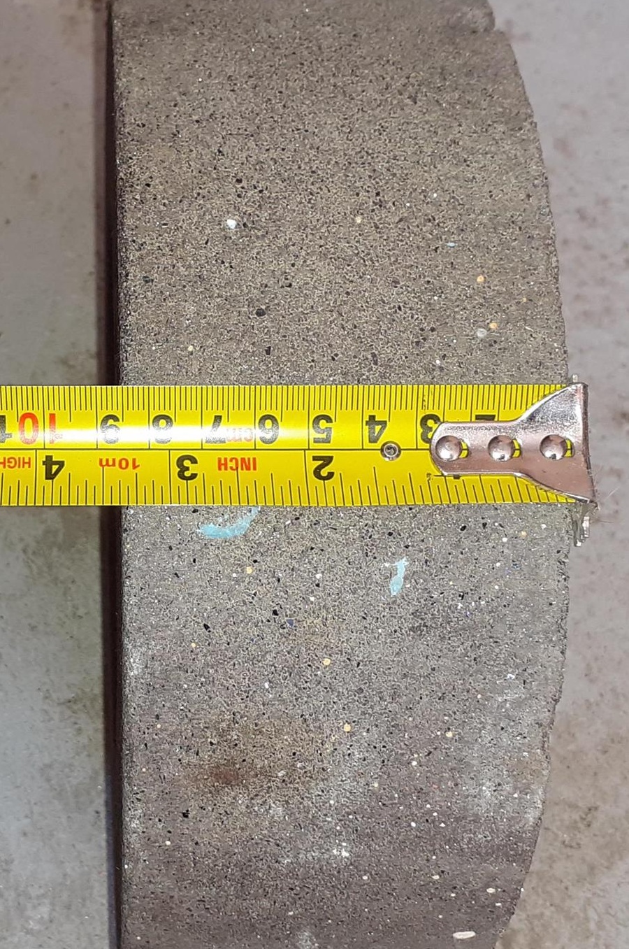 Corp abraziv cilindric 26x8.5cm, granulatie 36-50, pentru masini de slefuit sau rectificat