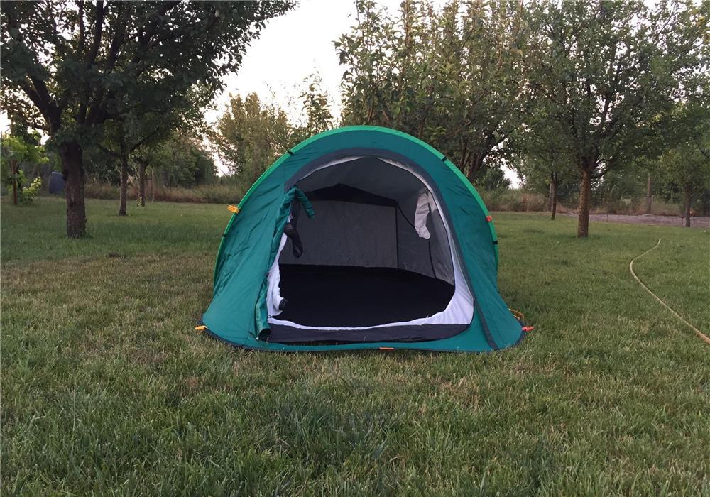 Cort camping 2 persoane instalare rapida