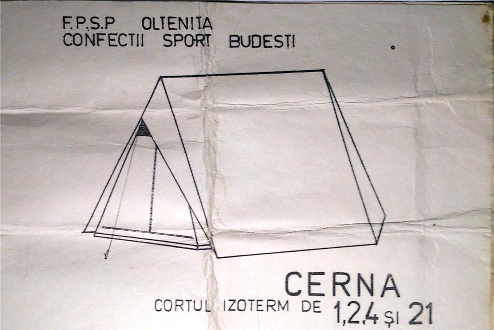 Cort Cerna, 2 persoane, vintage, facut ca sa reziste, pt cunoscatori, colectionari, nostalgici