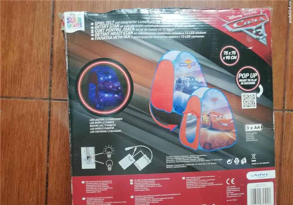 Cort de joaca pentru copii Cars