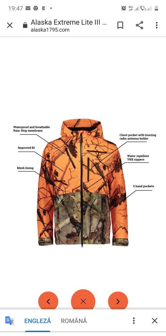 Costum de vanatoare Alaska extreme lite 3