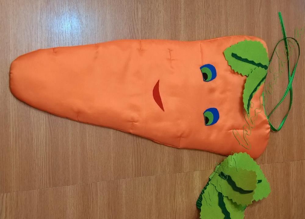 Costum morcov,costum leguma morcov serbare,halloween,party,carnaval.