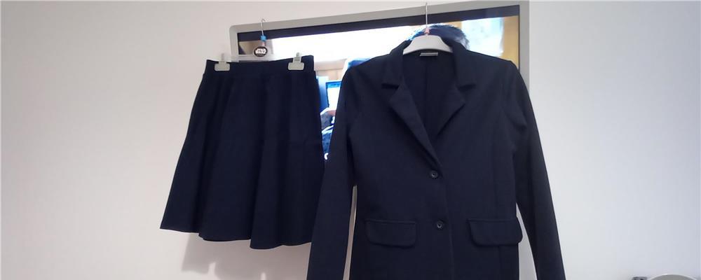 Costum scoala fusta+sacou si sarafan