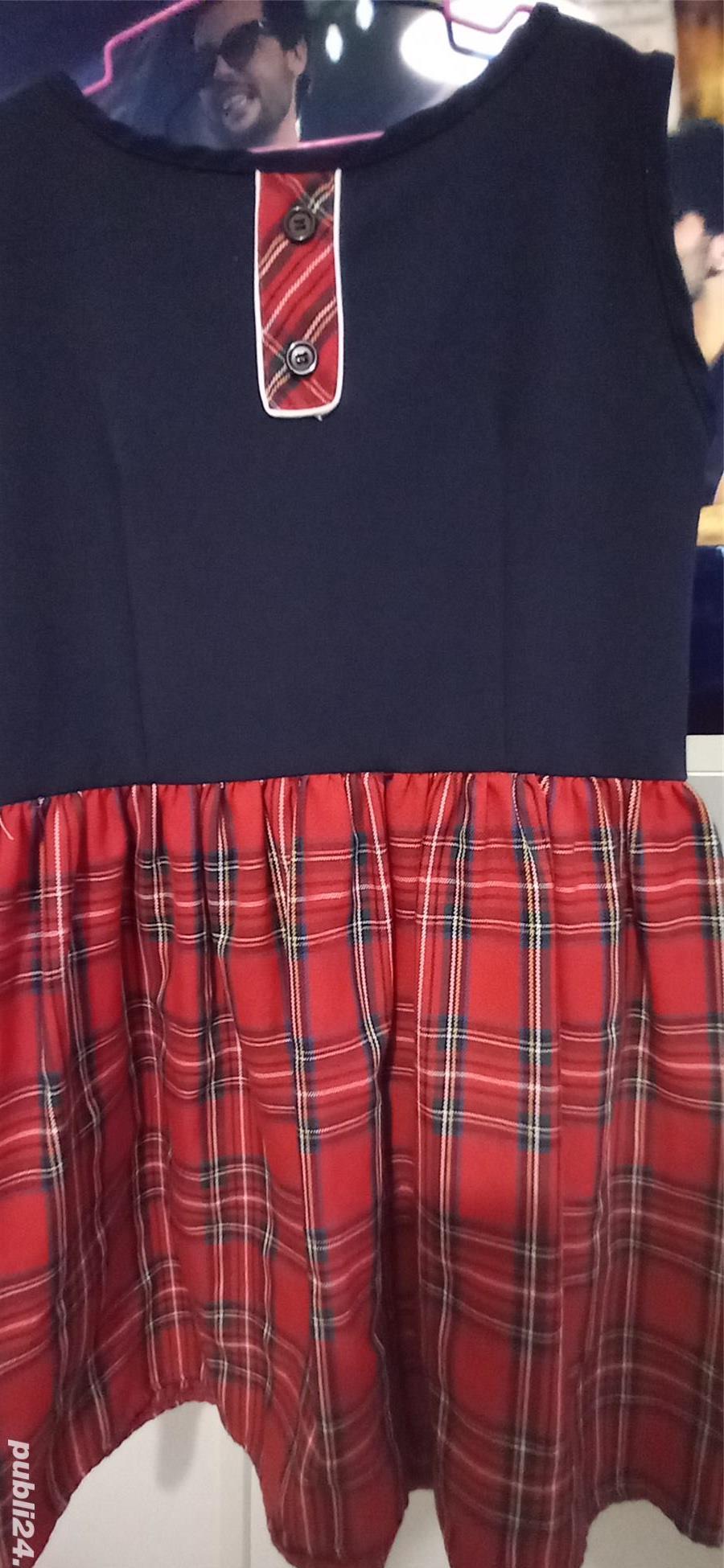 Costum scoala fusta+sacou si sarafan