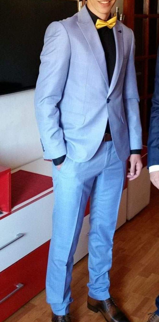 Costume si sacouri tineret bleumarin carouri,alb