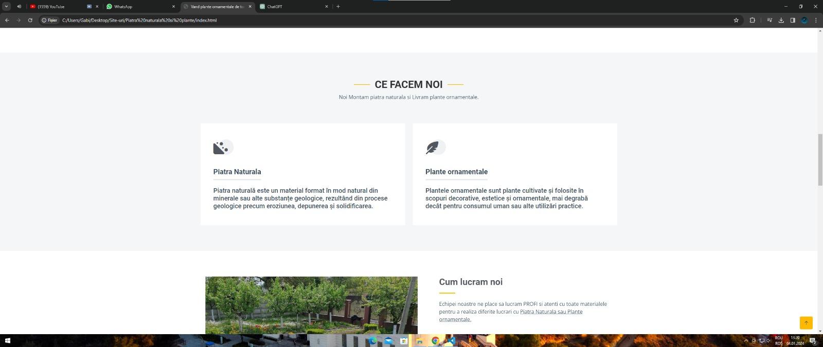 Creez diferite site-uri web