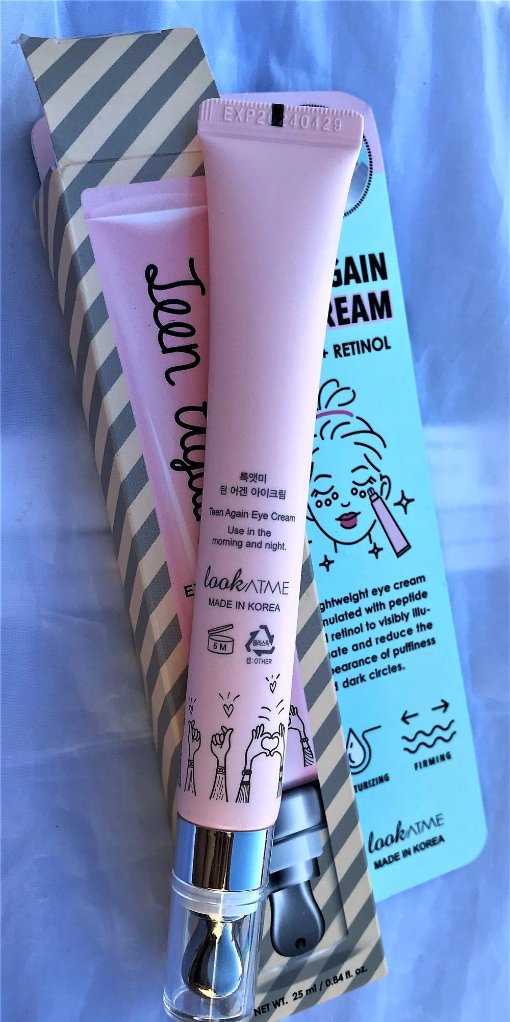 Crema pentru ochi cu peptide si retinol, TEEN AGAIN, 25 ml