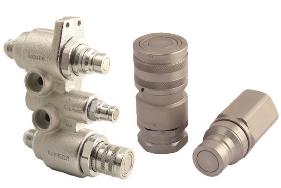 Cuple rapide hidraulice FASTER, pentru utilaje KOMATSU, BOBCAT, GEHL, CAT, JCB, NEW HOLLAND, FIAT