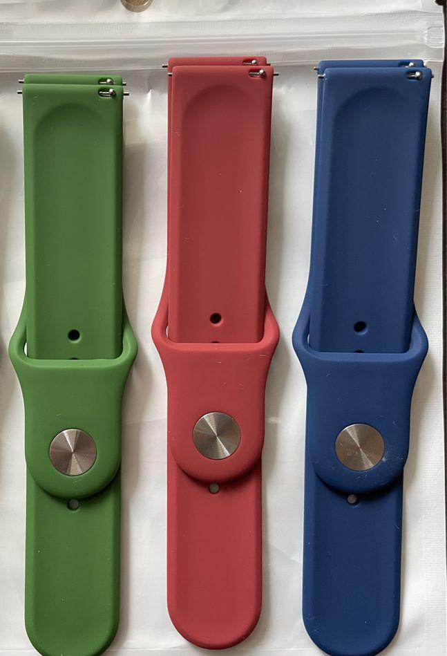 Curea de silicon 22mm pentru smartwatch Huawei Samsung