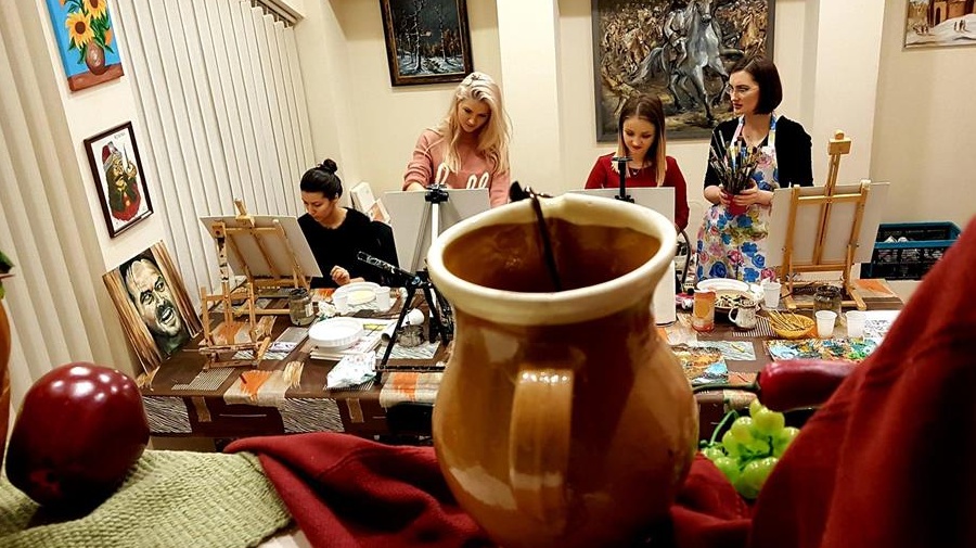 Curs Pictura și desen pictură la șevalet in ulei acril etc.