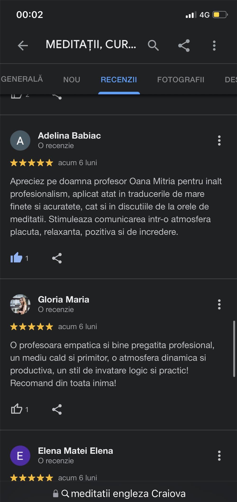 CURSURI PERSONALIZATE ENGLEZA